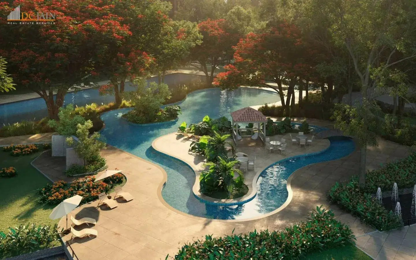 Sobha aranya pool